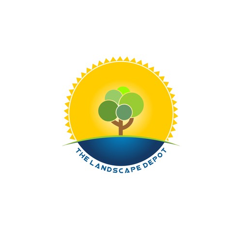 logo concept for landscape company