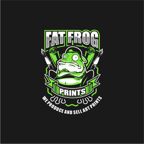FAT FROG LOGO