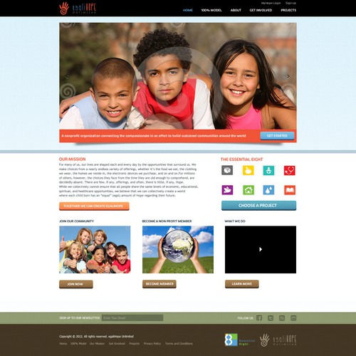 egaliHope Unlimited needs a new website design