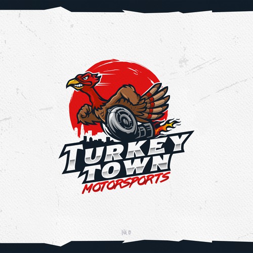 A logo for Turkey Town Motorsports