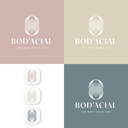 Minimalist Logo Design for Bod’acial Spa
