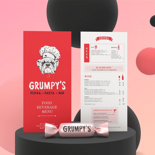 Grumpy's Logo & Menu Design