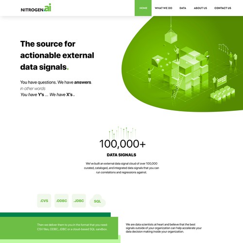Nitrogen.ai Website design