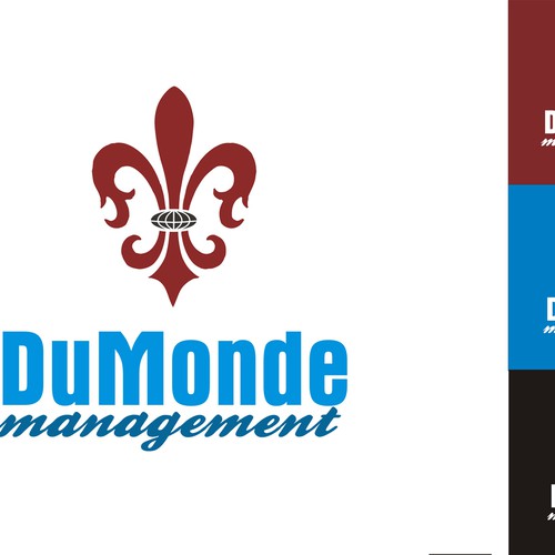 Create a "New Orleans" theme logo for DuMonde Management