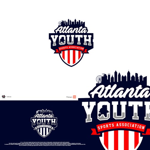 Sport Type Logo design for Atlanta Youth Sport association