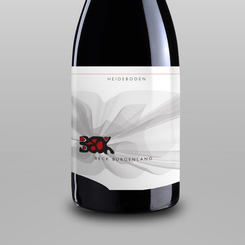 Wine label design