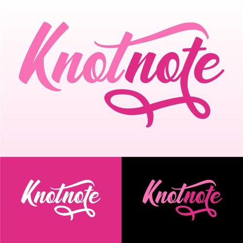 Logo design for wedding invitation and thank you note service