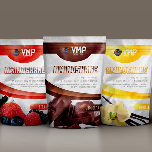 Design an impressive packaging for a Meal Replacement Shake