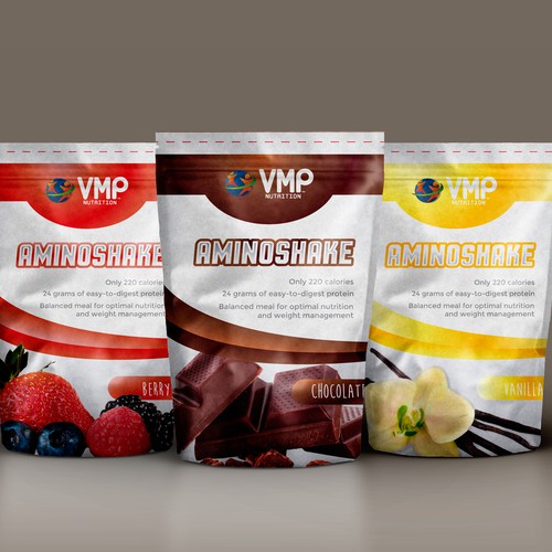 Design an impressive packaging for a Meal Replacement Shake