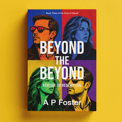 Commercial Fiction Cover Design for Political Suspense "Beyond the Beyond" by A P Foster 