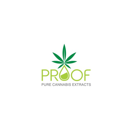 Proof pure Cannabis Logo Design