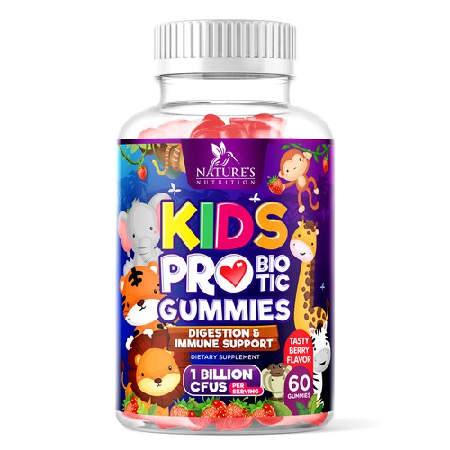 Natures Nutrition Kids Probiotic Gummies