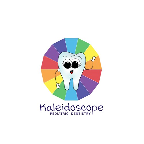 Friendly and Fun Logo for Kaleidoscope Pediatric Dentistry
