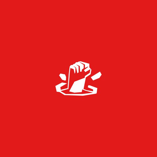 Fist through ceiling logo