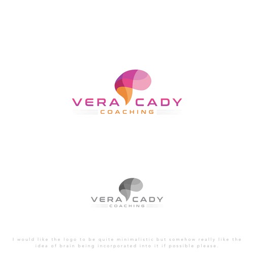 Minimalistic feminine logo for a mindset coach that works with female executives