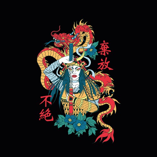 Japanese style t-shirt design (FOR SALE)