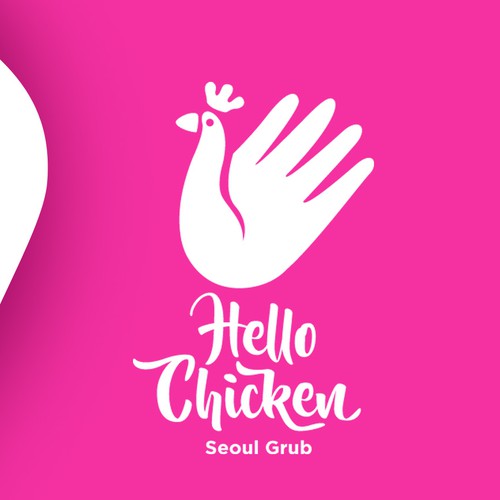Logo for Hello Chicken a Korean restaurant