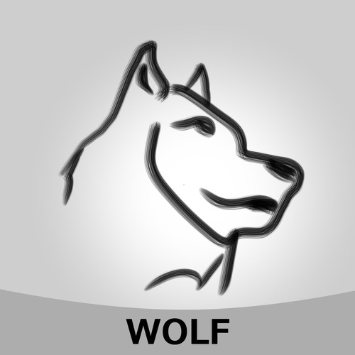 Create a FLAT logo for WOLF - The Next HUGE Social App - SiliconValley Start-up