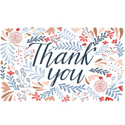 Thank you card