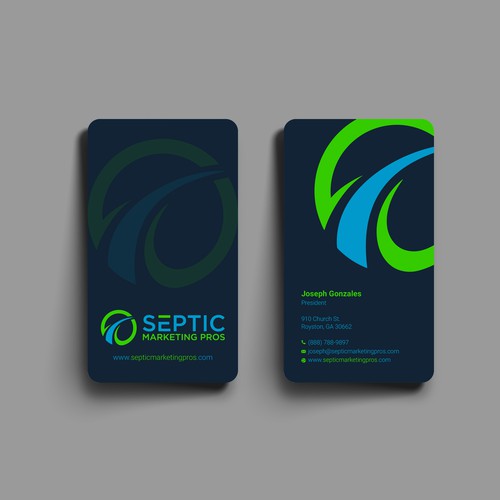 Modern Business Card Design for Internet Marketing Company