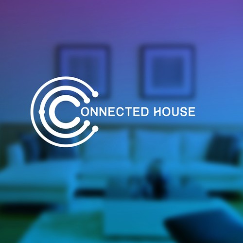Connected House Logo Design