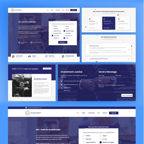 WordPress Website Design & Development - Investment Financial