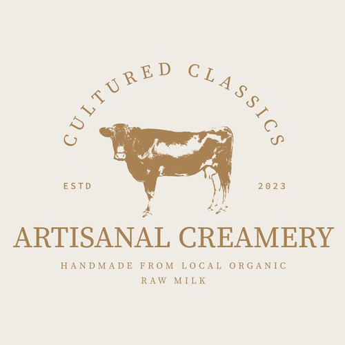 Artisanal Creamery Cultured Classics looking for a logo for a raw dairy company