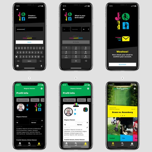 App design for Norway's biggest platform for youth