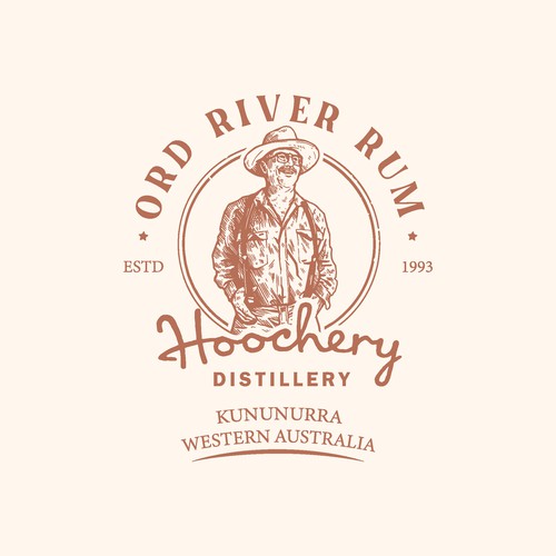 Hoochery Distillery Tshirt Design