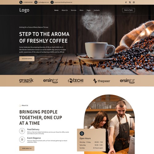 This is a Coffee Website