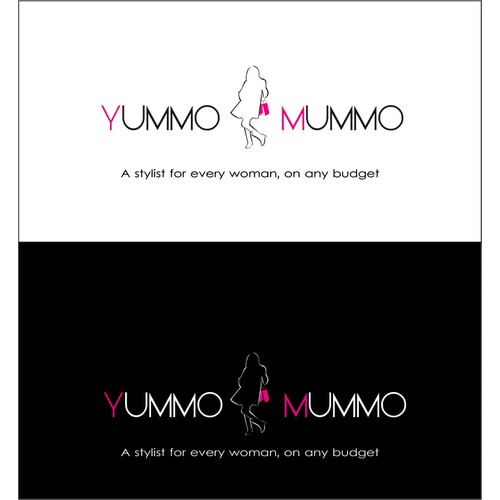 simple, feminine logo for a warderobe stylist 