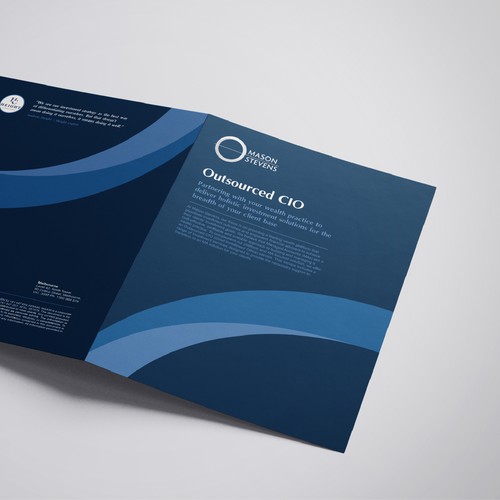 Bifold A4 brochure layout for enhancing readability and visual appeal