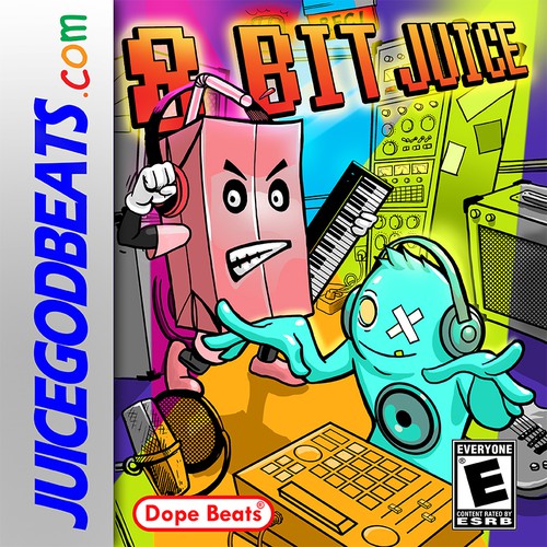 8 bit juice cover CD