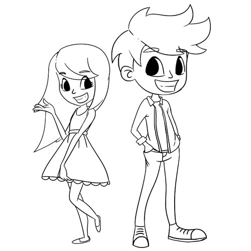 Kids Character Design - 1 boy/1 girl    (see description & images provided)