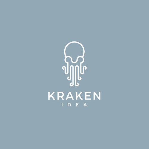 Bold logo concept for Kraken Idea