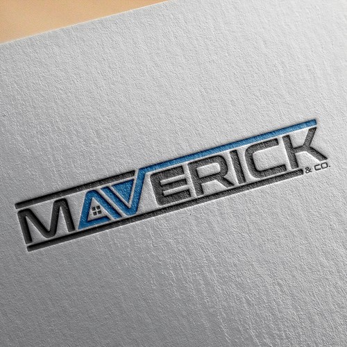 Modern and bold Logo for real estate brand Maverick