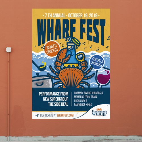 Wharf Fest Poster