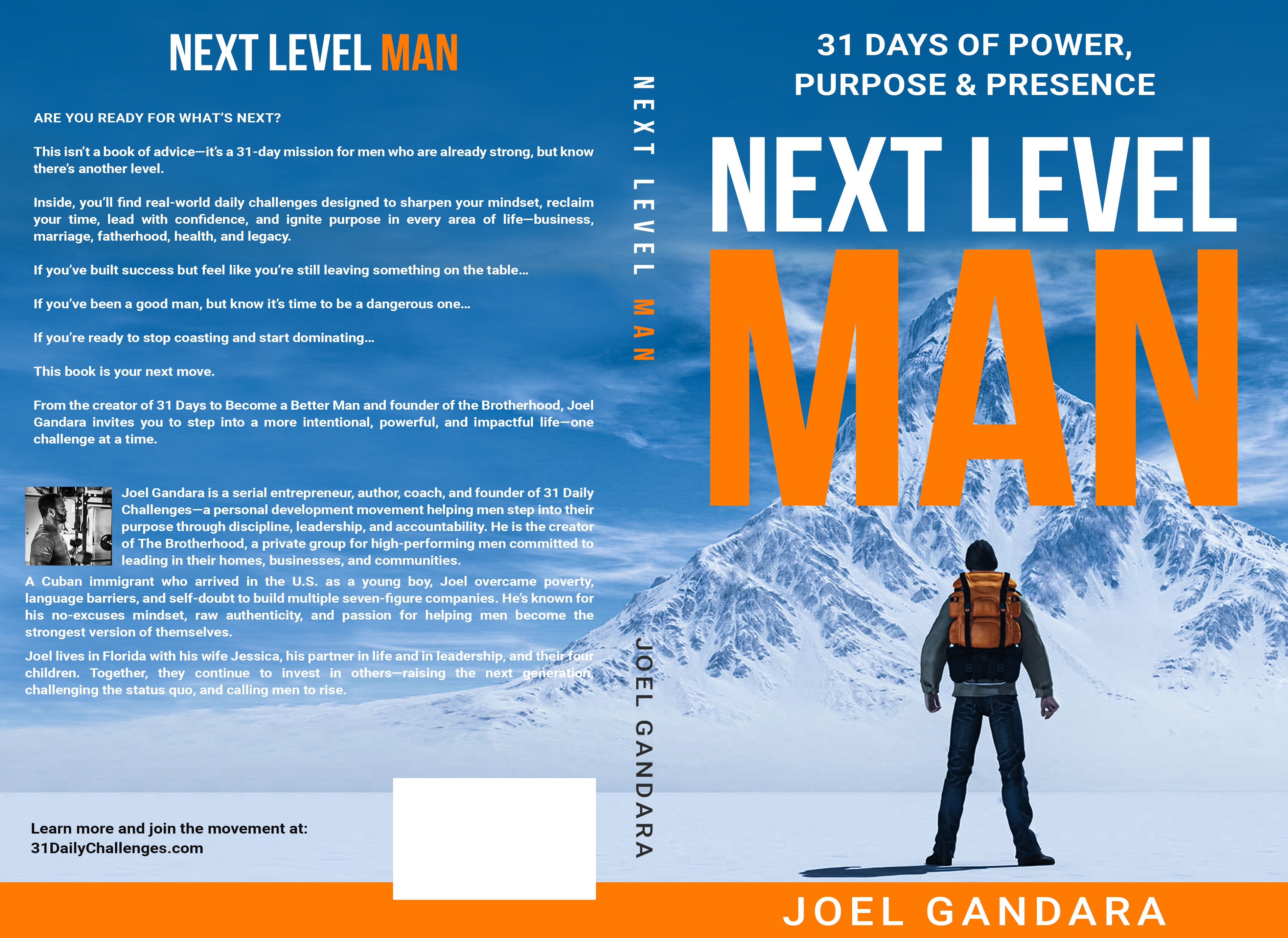 Men's 31 Day Challenge Book - be part of a growing movement