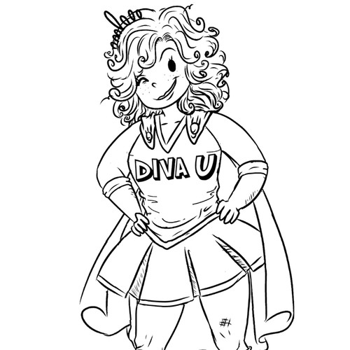 Do you love to doodle cartoons?  Then doodle a DIVA!