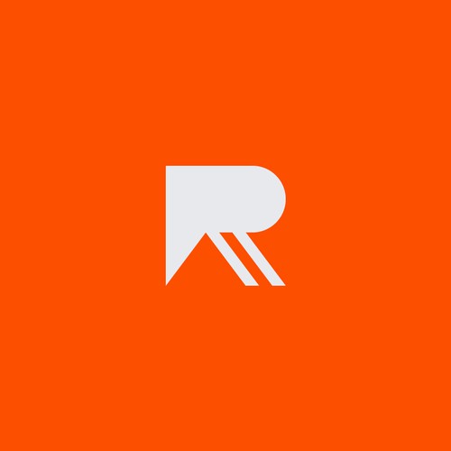 Letter R Logo for Construction Company