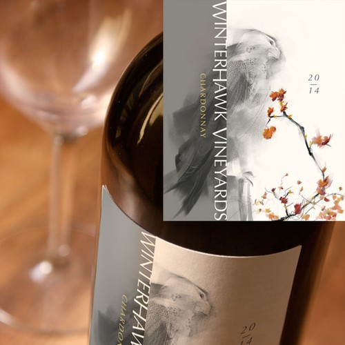 Label for natural Boutique Vineyard