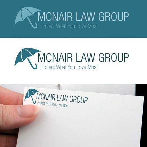 Modern Law Firm Seeking Captivating Umbrella Logo