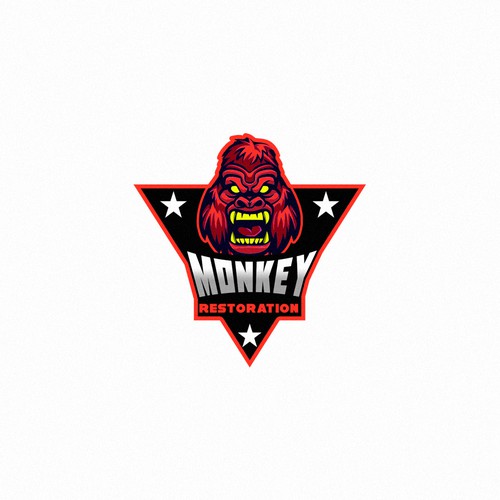 gorilla mascot logo