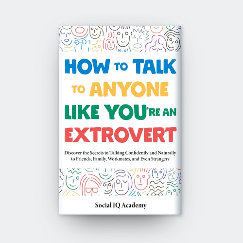 How to Talk to Anyone Book Cover Concept
