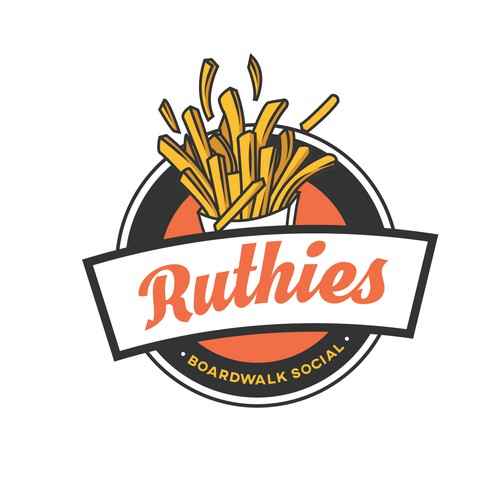 Ruthies - FastFood Logo