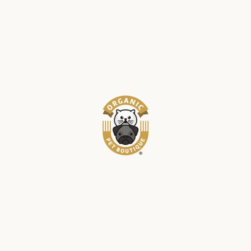 Badge - fun logo for Pet Boutique