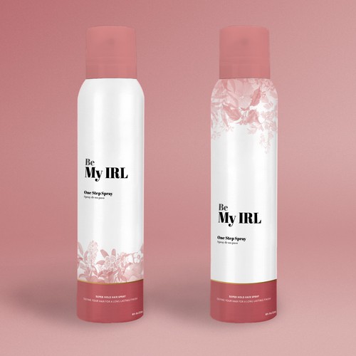 Label draft for hair spray