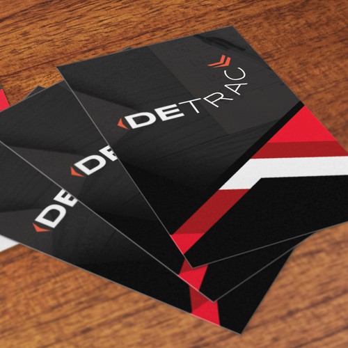 DeTrack Logo & Business Card Design
