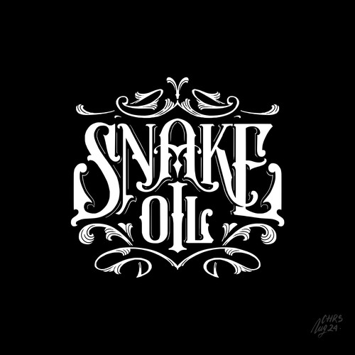 Lettering Art Snake Oil