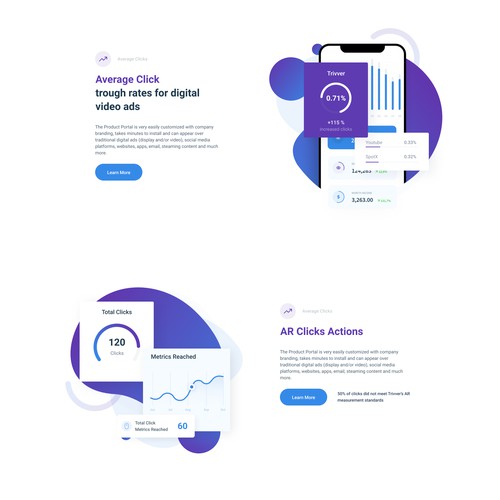 UI Web Elements - Landing page